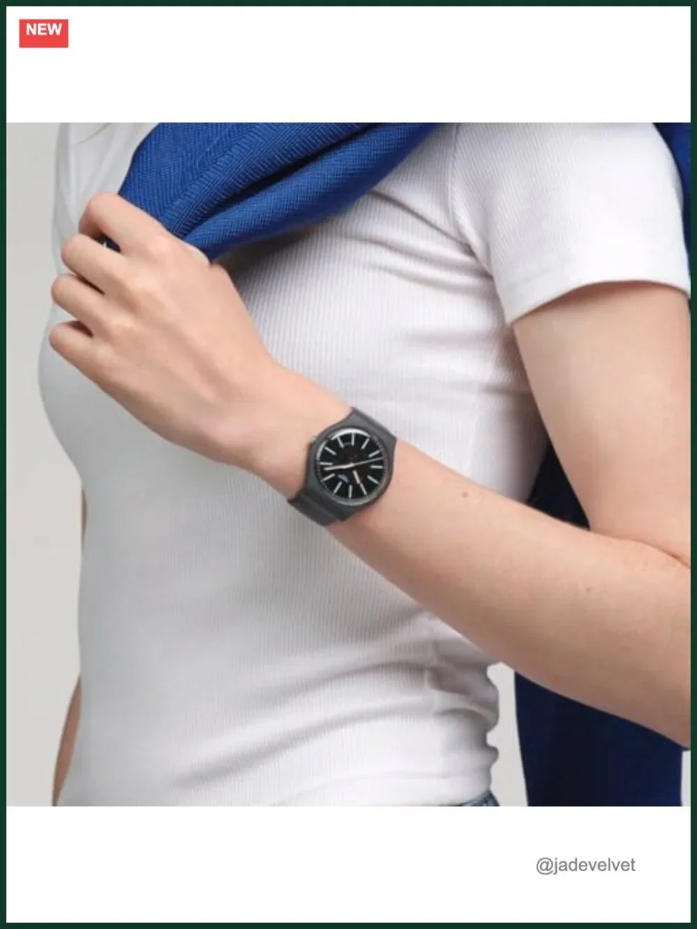 New Gent Biosourced Lacquered Unisex Watch Quartz Waterproof Polymer